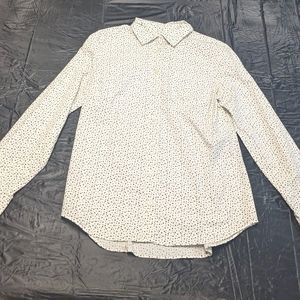 J. Crew Small Long Sleeve Blouse Stars
